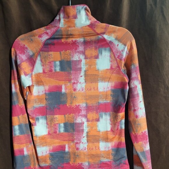 Rare Rossignol Ski Performance Wear Multicolored Half Zip Pullover Size 14 - Picture 9 of 9